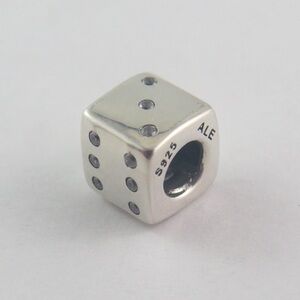 Pandora Vegas Dice Travel Charm – Sterling Silver Bead
